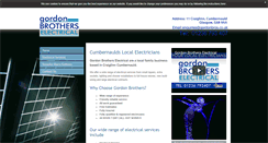 Desktop Screenshot of gordonbroselectricians.co.uk