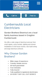Mobile Screenshot of gordonbroselectricians.co.uk